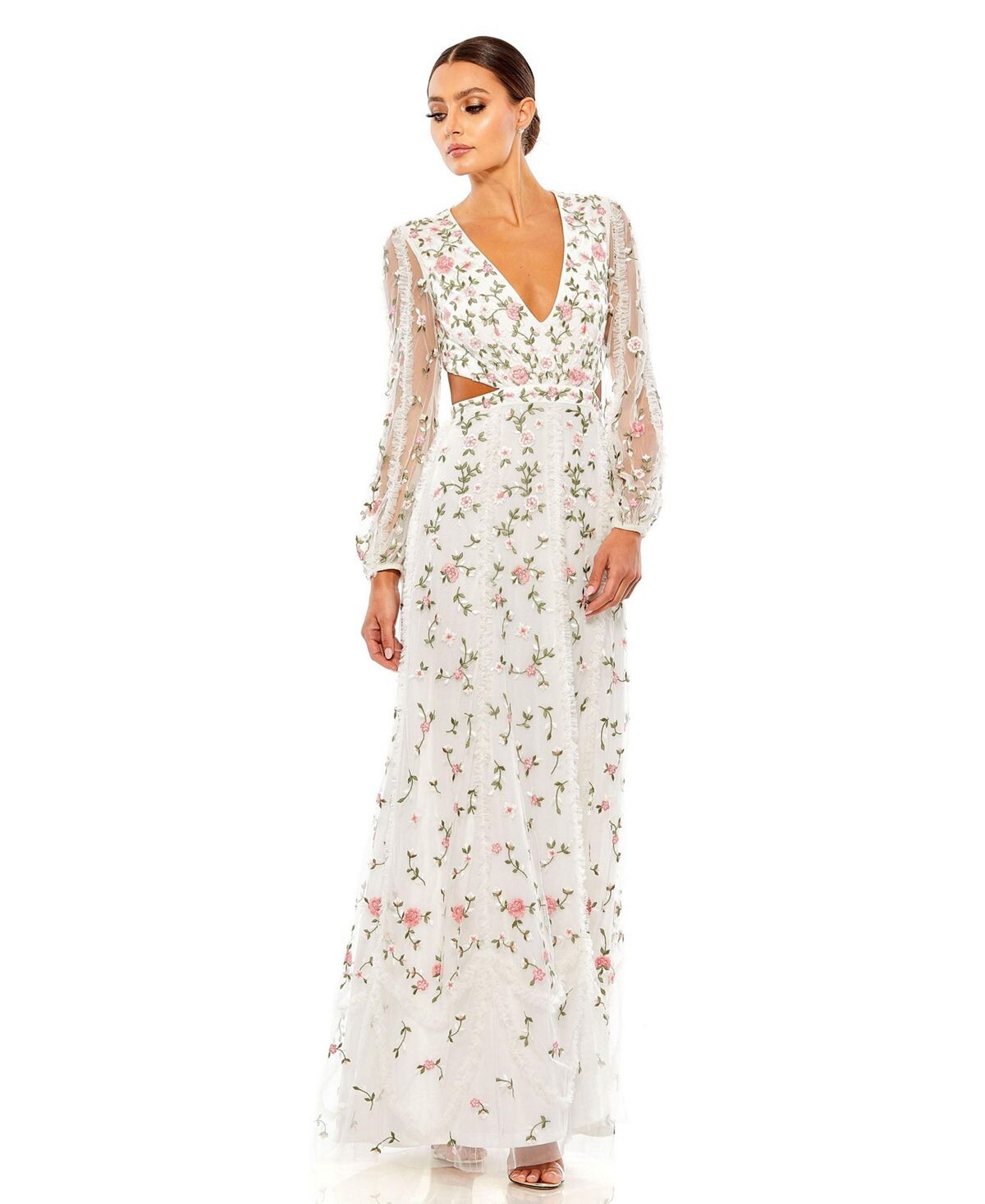 

Женское платье с длинными рукавами MAC DUGGAL