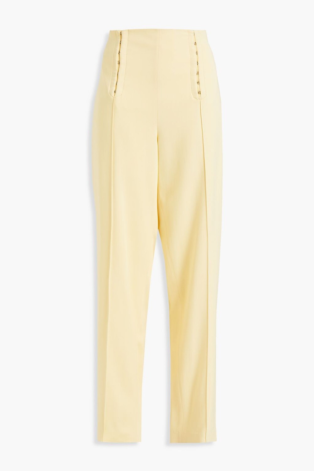 

Зауженные брюки из кади-стрейч DION LEE, желтый