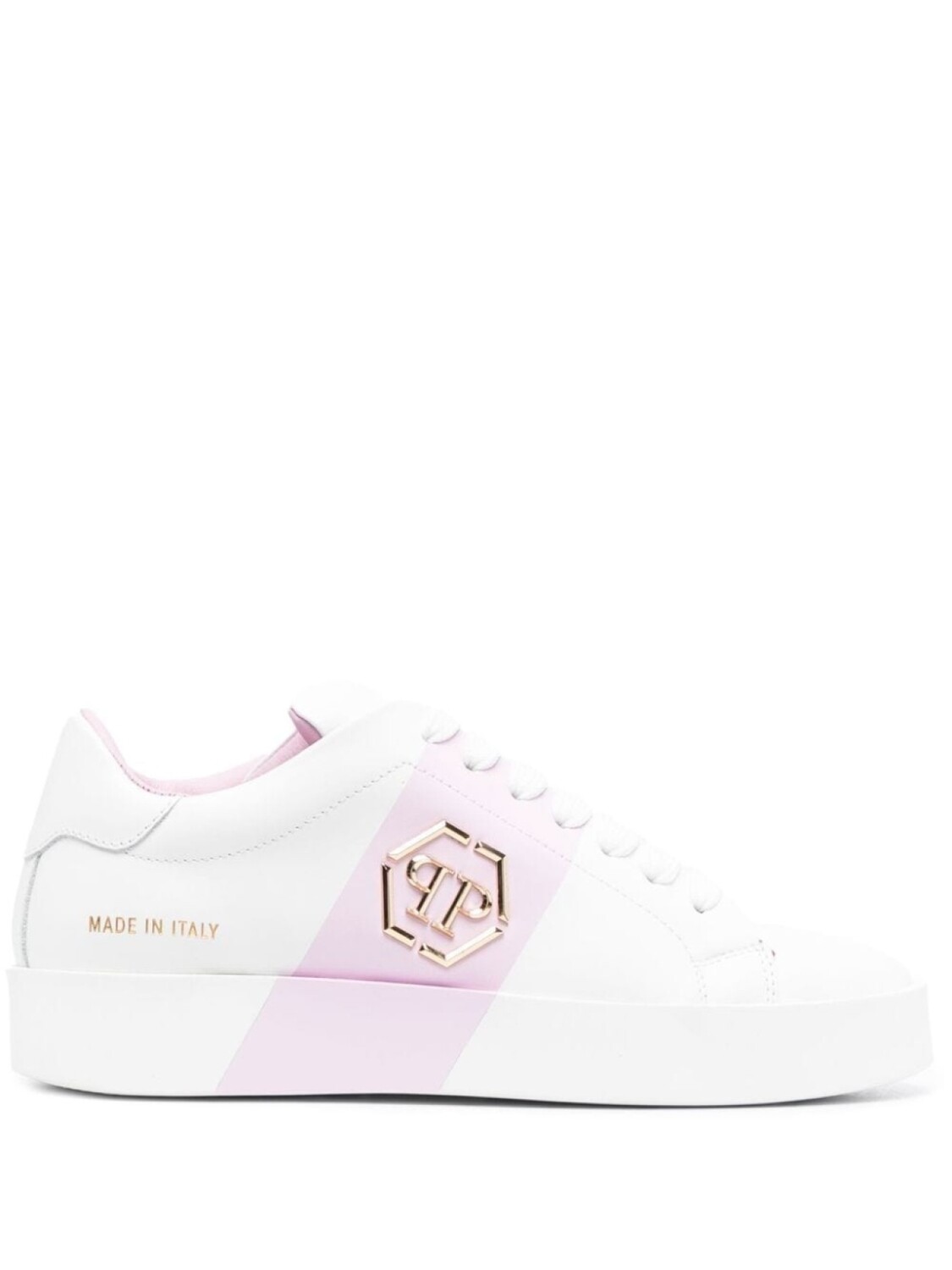 

Philipp Plein кеды Hexagon, белый