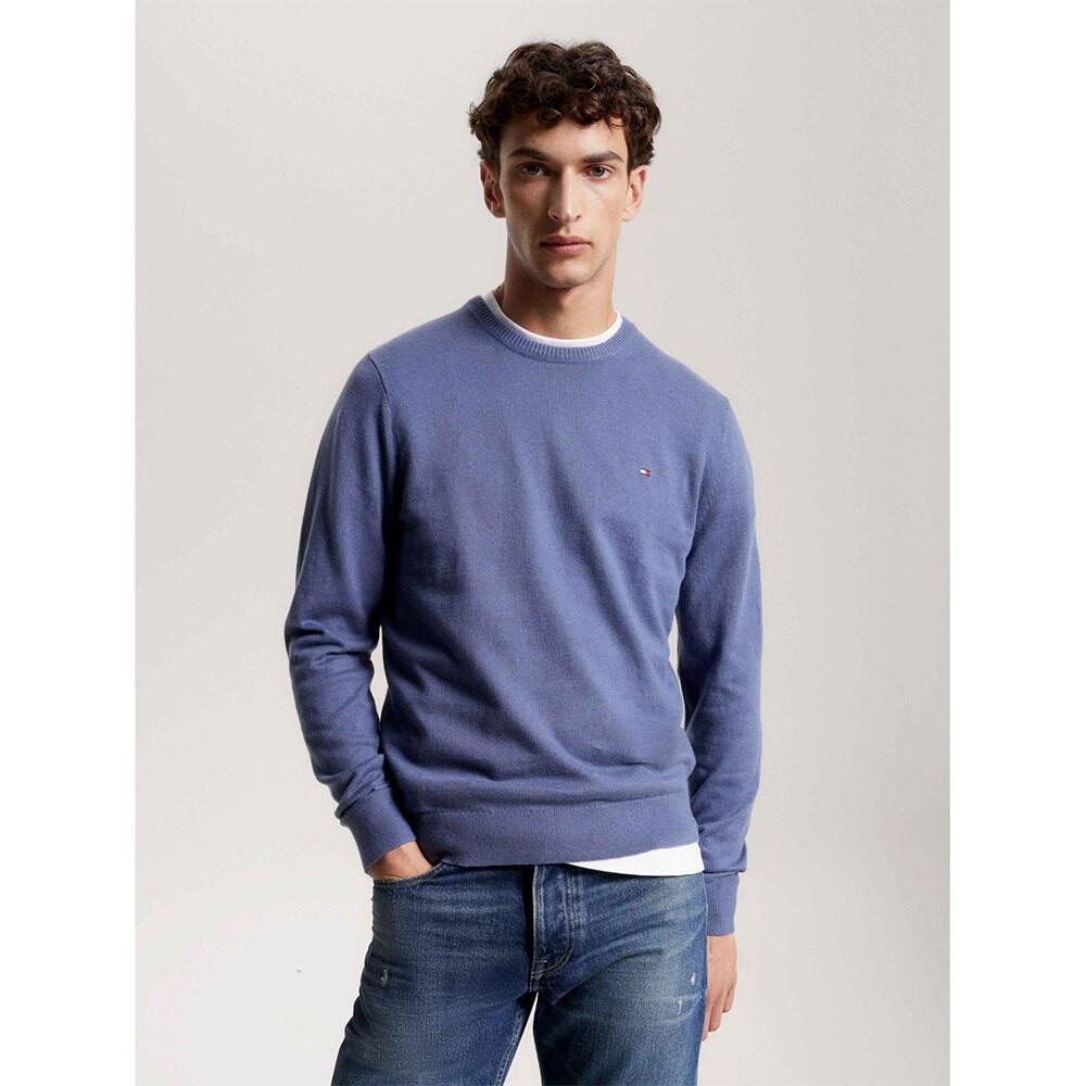 

Свитер Tommy Hilfiger Pima, синий