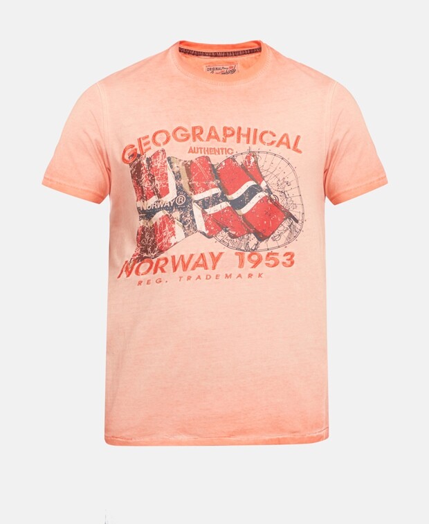 

Футболка Geographical Norway, абрикос