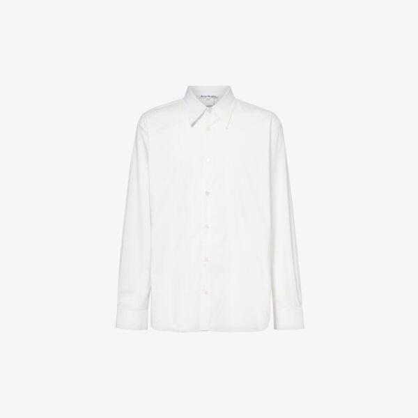 

Рубашка свободного кроя Salo из эластичного хлопка Acne Studios, белый