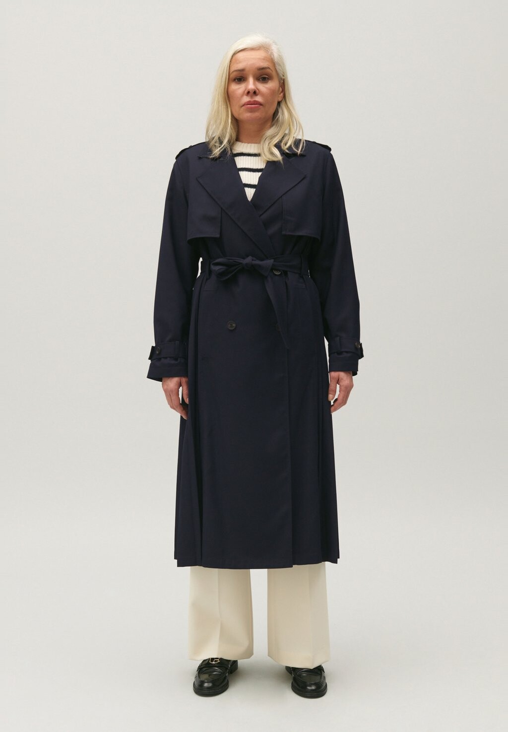 

Тренч Ginabis Claudie Pierlot, цвет marine