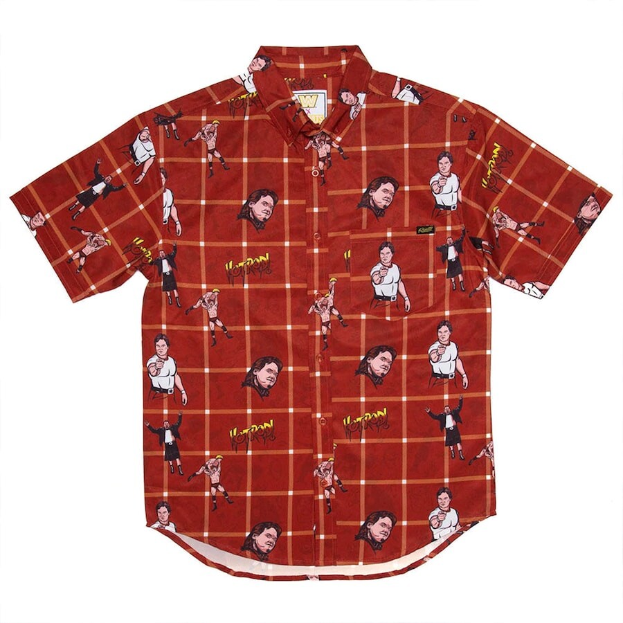 

Рубашка RSVLTS Rowdy Roddy Piper, красный