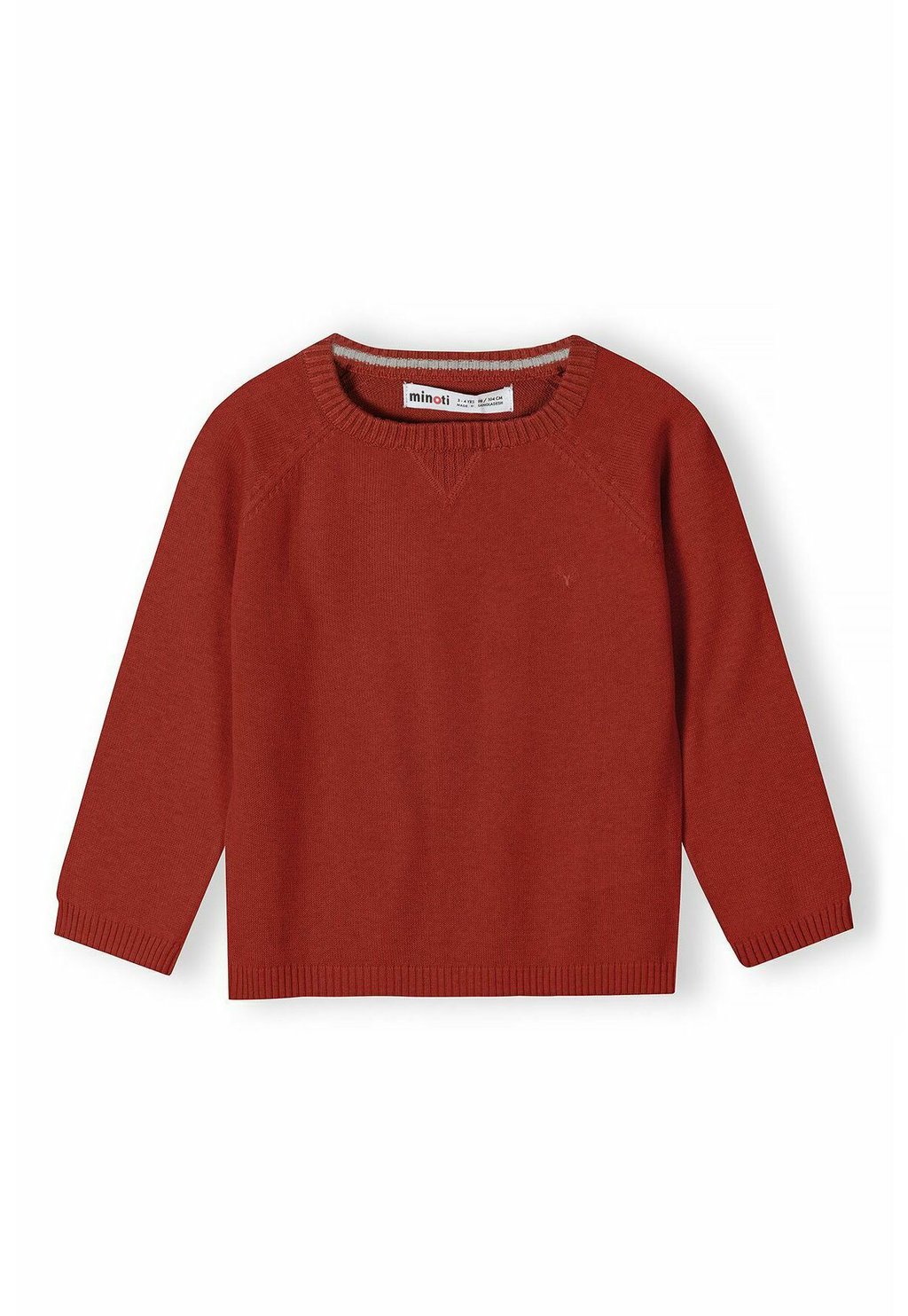 Вязаный свитер CREW NECK MINOTI, цвет dark red