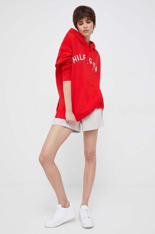 

Хлопковая толстовка Tommy Hilfiger, красный