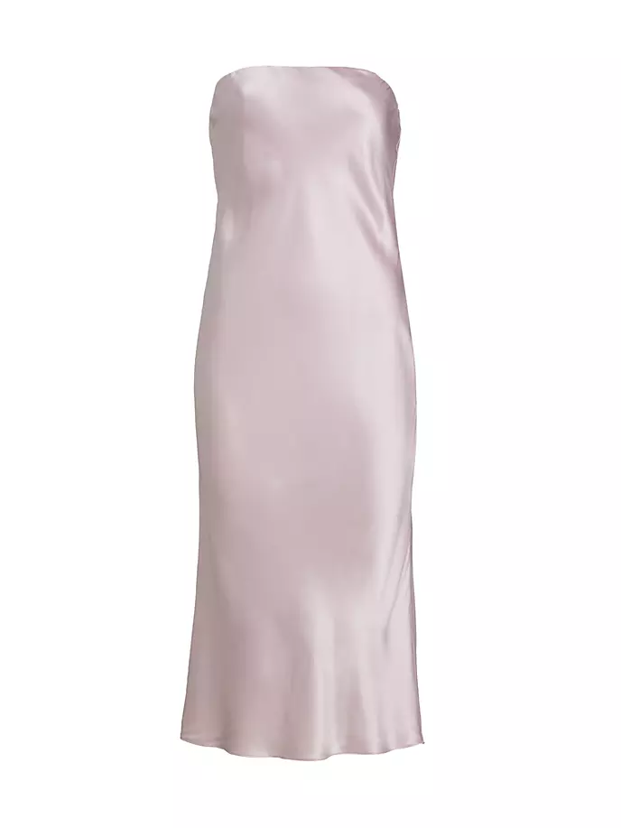 Шелковое платье-миди Shiran Amanda Uprichard, цвет lilac hocking amanda wake