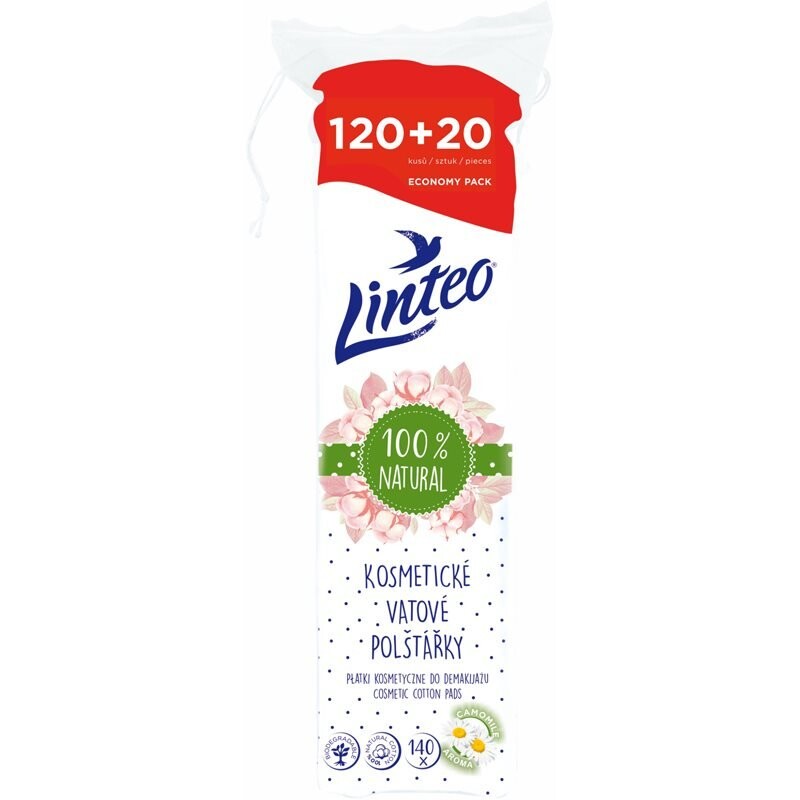 

Linteo Natural Cotton Pads Ватные диски 140 мл Inna Marka