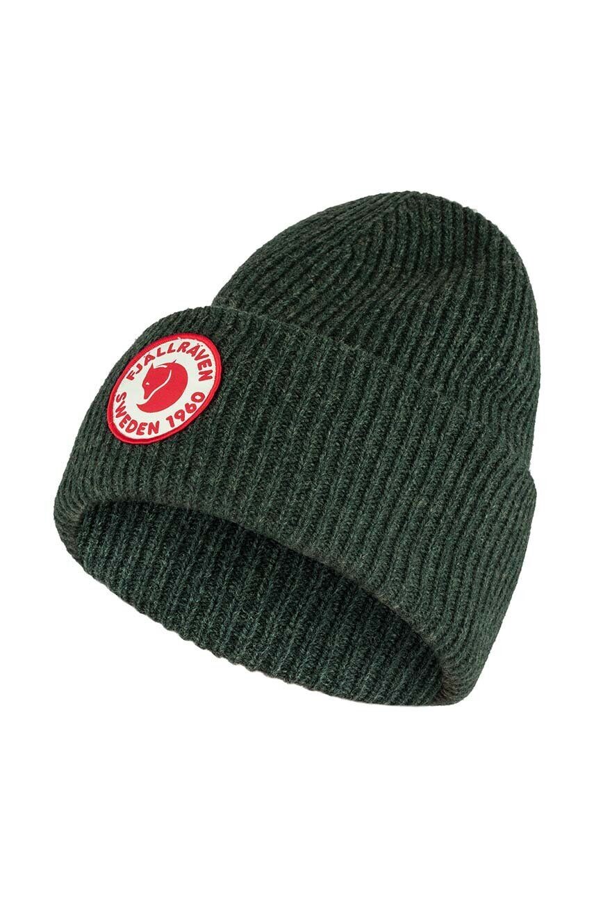 

Шерстяная кепка Fjallraven 1967 с логотипом, зеленый