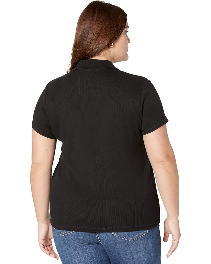 

Поло U.S. POLO ASSN. Y Rib Placket Polo Shirt, черный
