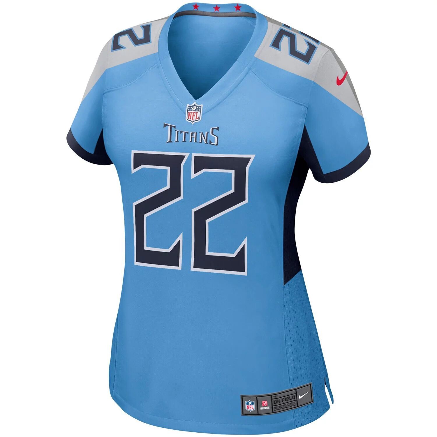 

Женское голубое джерси Nike Derrick Генри Tennessee Titans Game Nike, Синий