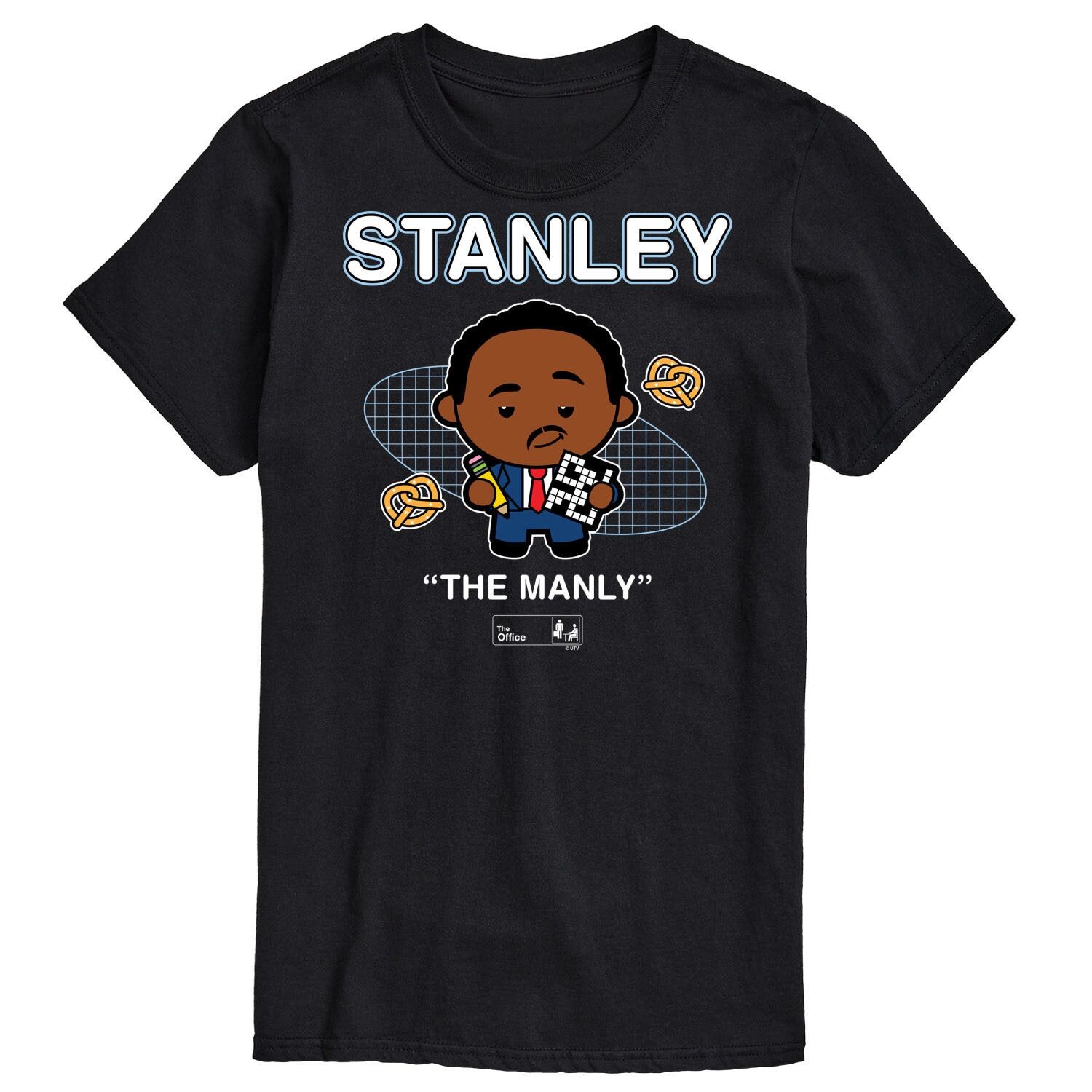 

Футболка Big & Tall The Office Stanley с рисунком Licensed Character, черный