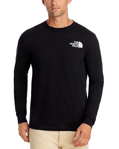 

Футболка с длинными рукавами и логотипом Box The North Face, цвет Black