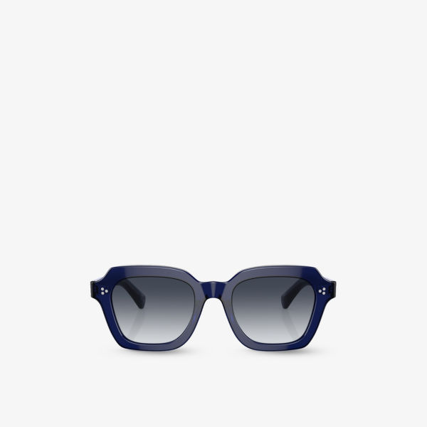 OV5526SU солнцезащитные очки Kienna в квадратной оправе из ацетата ацетата Oliver Peoples, синий