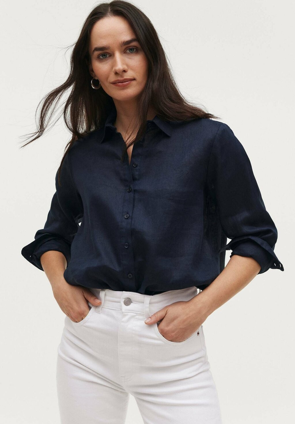 

Рубашка Magda Ellos Collection, цвет mitternachtsblau