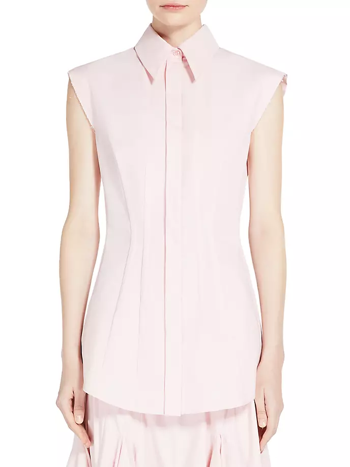 

Рубашка без рукавов Голосо Sportmax, розовый