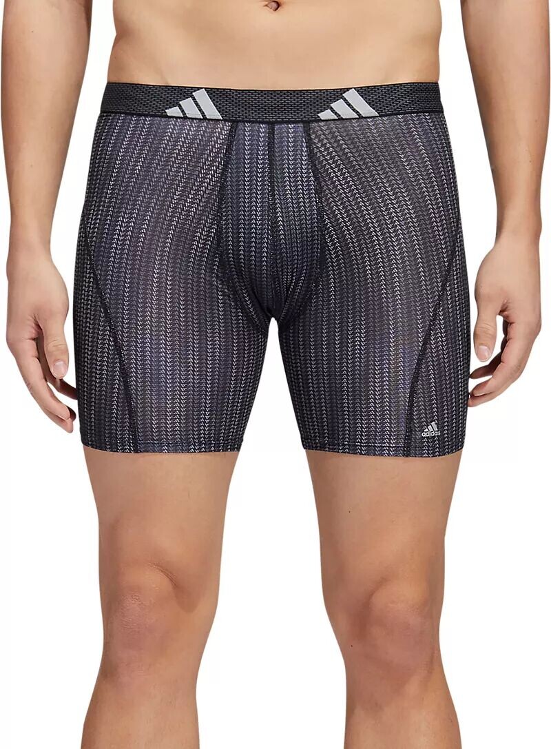 

Мужские боксеры из сетчатой ​​ткани Adidas Sport Performance — набор из 3 штук, черный