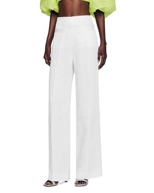Широкие брюки Enrique Sandro, цвет White