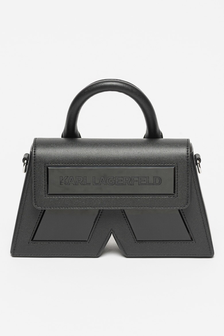 

Кожаная сумка Ikonik Karl Lagerfeld, черный