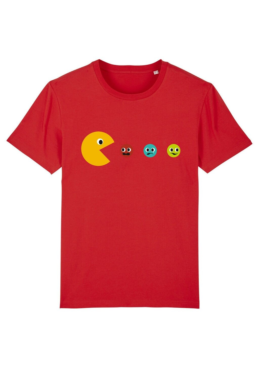 

Футболка с принтом PACMÄNNCHEN Watapparel, цвет red