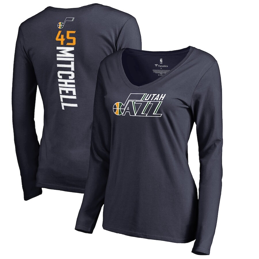 

Футболка с длинным рукавом Fanatics Branded Utah Jazz, нави
