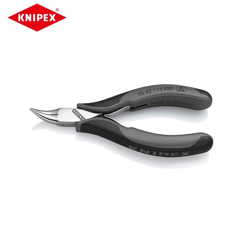 KNIPEX 115 мм плоскогубцы для электронных устройств, острогубцы, диагональные плоскогубцы, плоскогубцы для электрика 35 42 115, кастомизация ESD (срок поставки 4-8 недель)