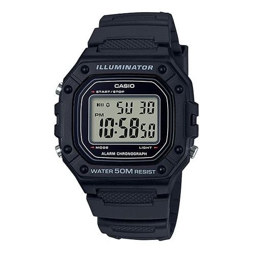 

Часы CASIO G Shock Waterproof Unisex Mens Black Digital, черный