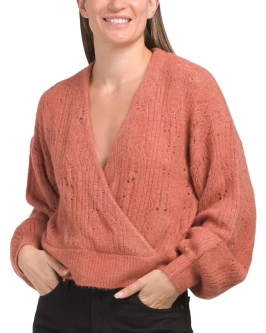 

Свитер Devika из смесовой шерсти Joie, цвет Dusty Rose