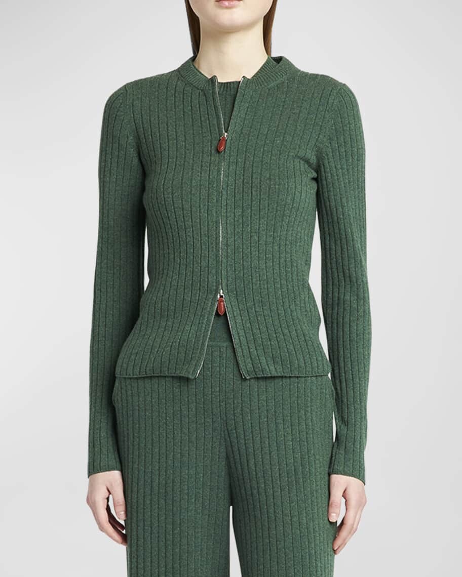 

Кашемировый кардиган на молнии Maras Loro Piana, Серый