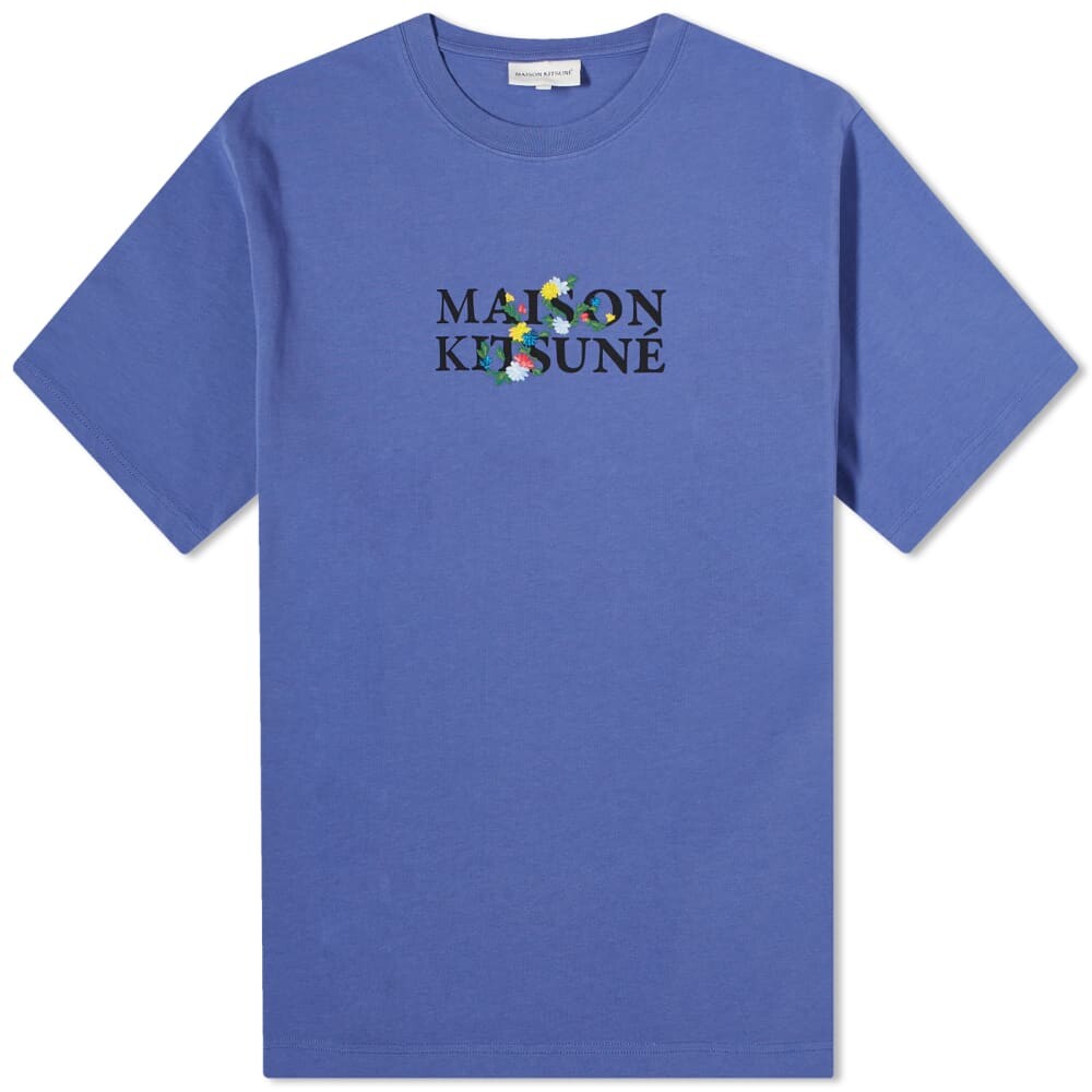 

Maison Kitsune Maison Kistune Футболка оверсайз с цветами
