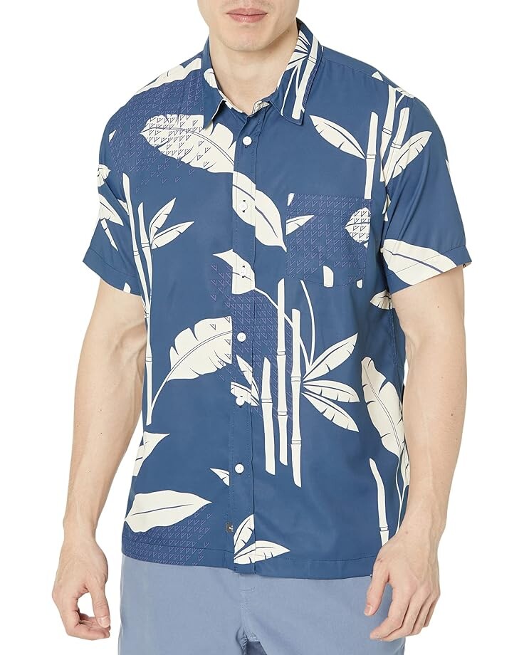 

Рубашка Quiksilver Waterman Kailua Cruiser Surf Shirt, синий