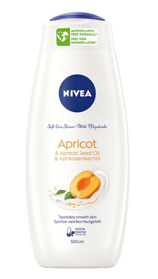 цена Nivea Apricot & Apricot Seed Oil гель для душа, 500 ml