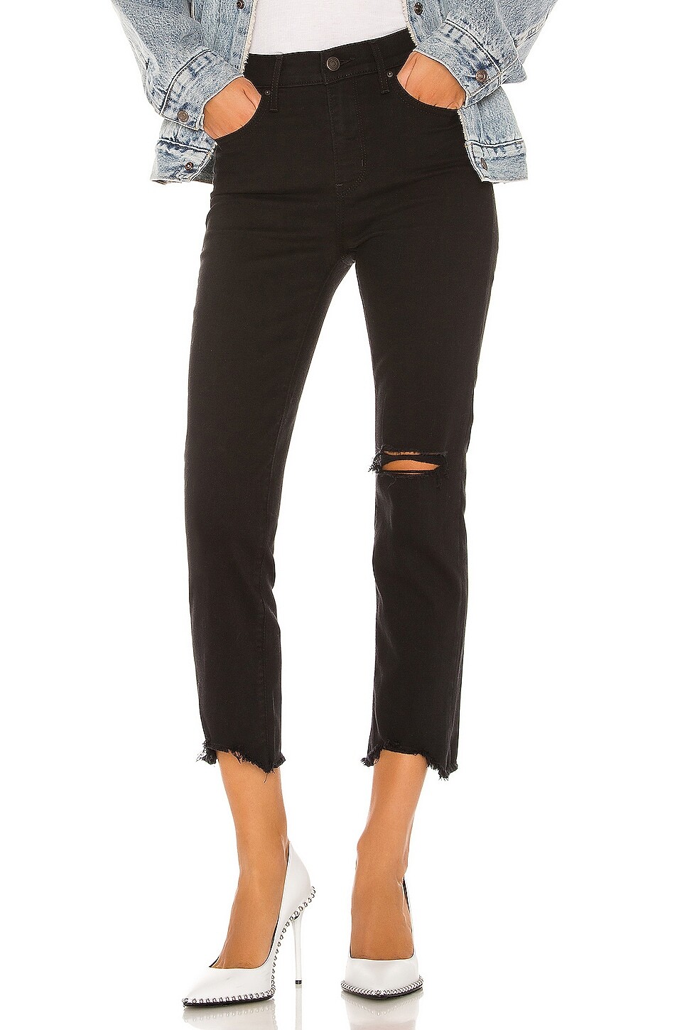 

Джинсы LEVI'S 724 High, цвет Black Pixel