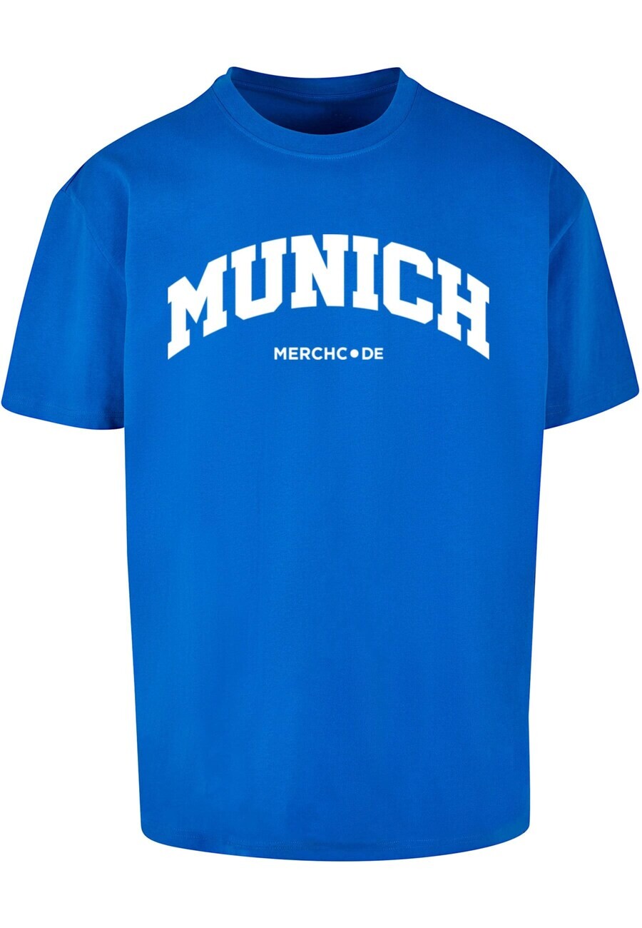 

Футболка Merchcode MUNICH, синий кобальт