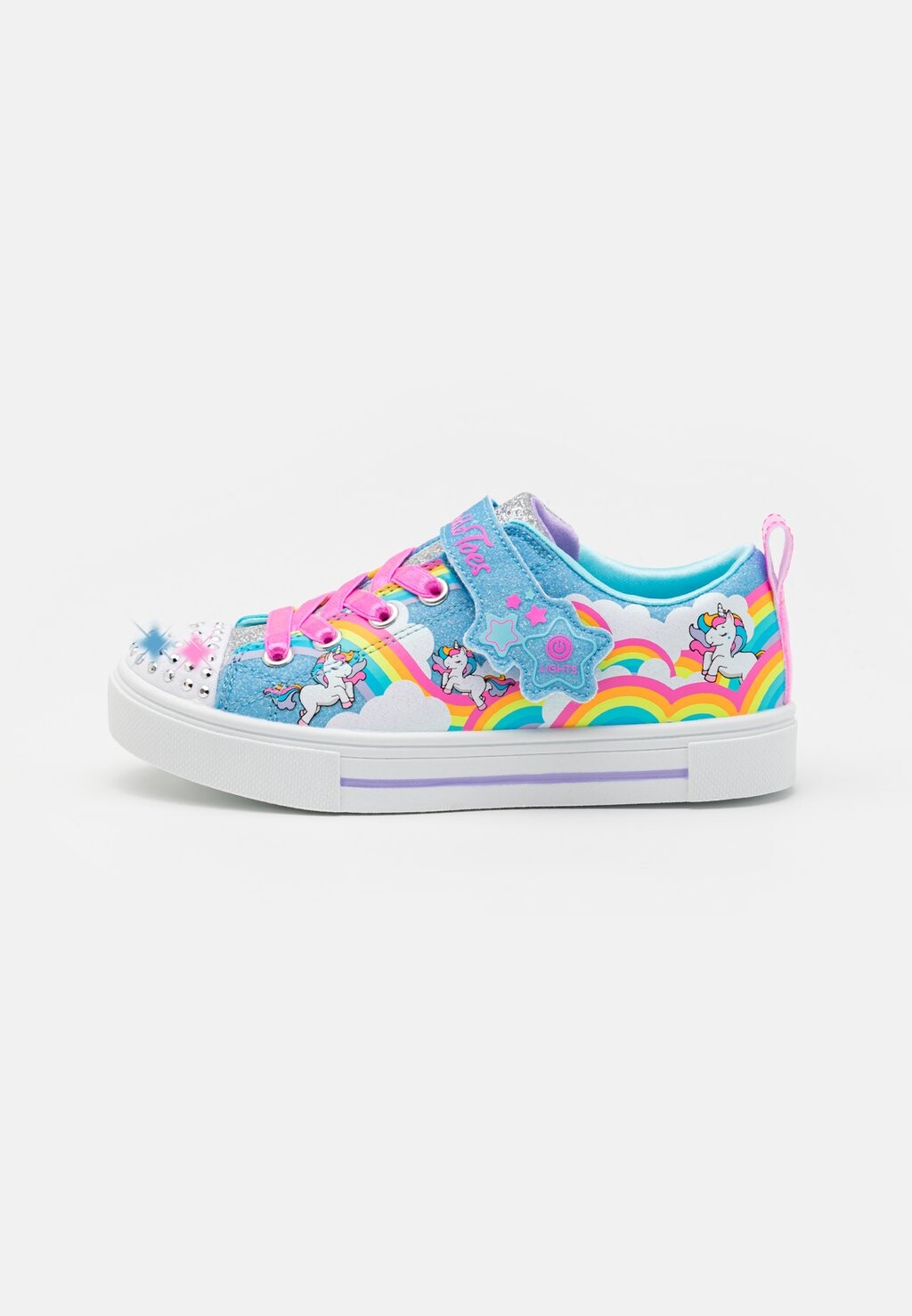 

Низкие кроссовки TWINKLE Sparks Skechers, цвет blue/multi-coloured