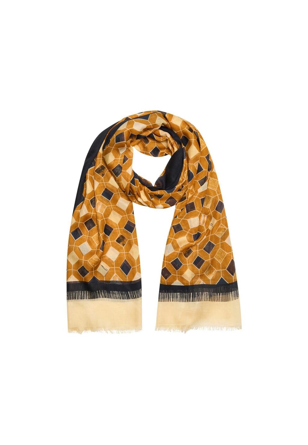 

Шарф SUIUM Unmade Copenhagen, цвет print brown white blue
