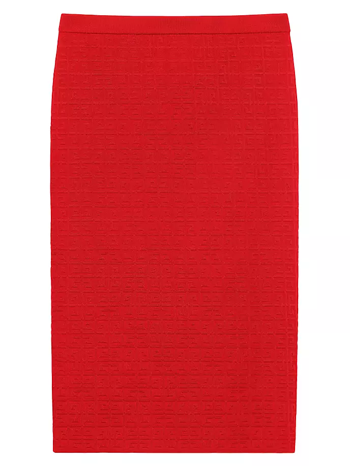 

Длинная юбка из жаккарда 4G Givenchy, цвет vermillon