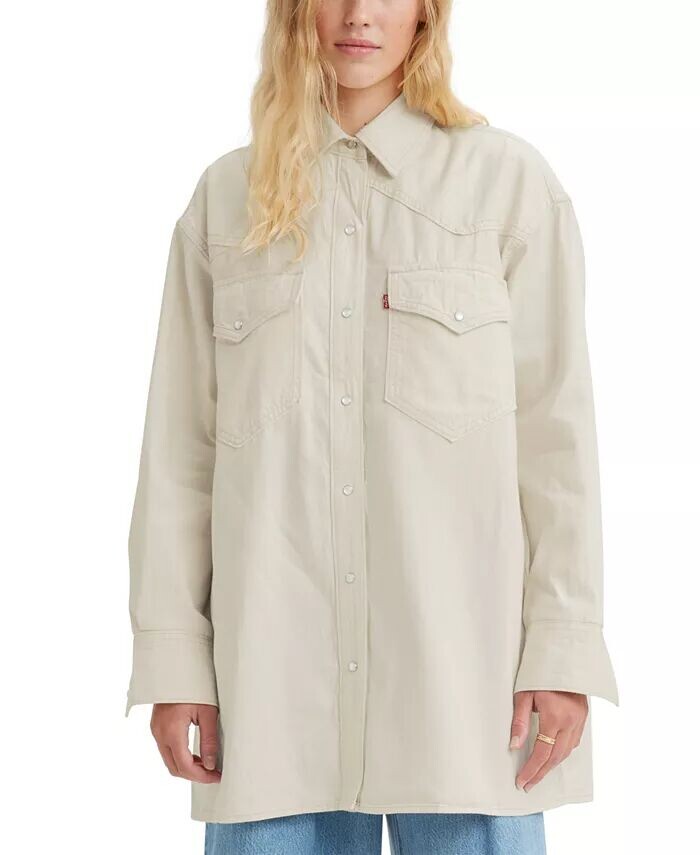 

Рубашка Dylan Western больших размеров Levi's, белый