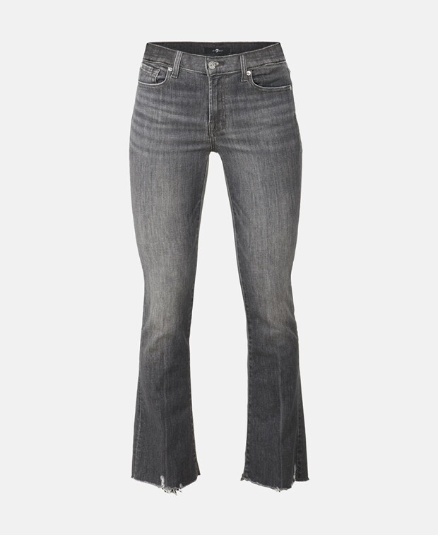 

Джинсы с вырезом 7 for all Mankind, черный