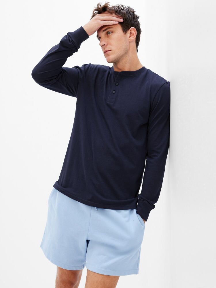 

Футболка с длинными рукавами Gap, синий