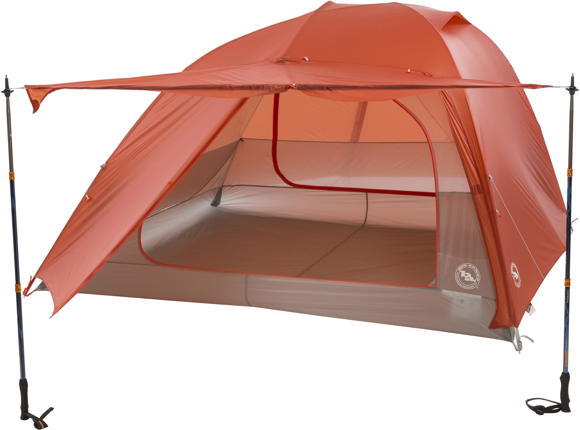 Медная палатка HV UL4 Big Agnes, оранжевый