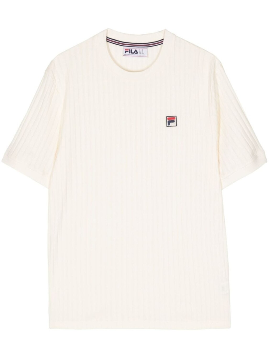 

Fila футболка Easton в рубчик, нейтральный цвет
