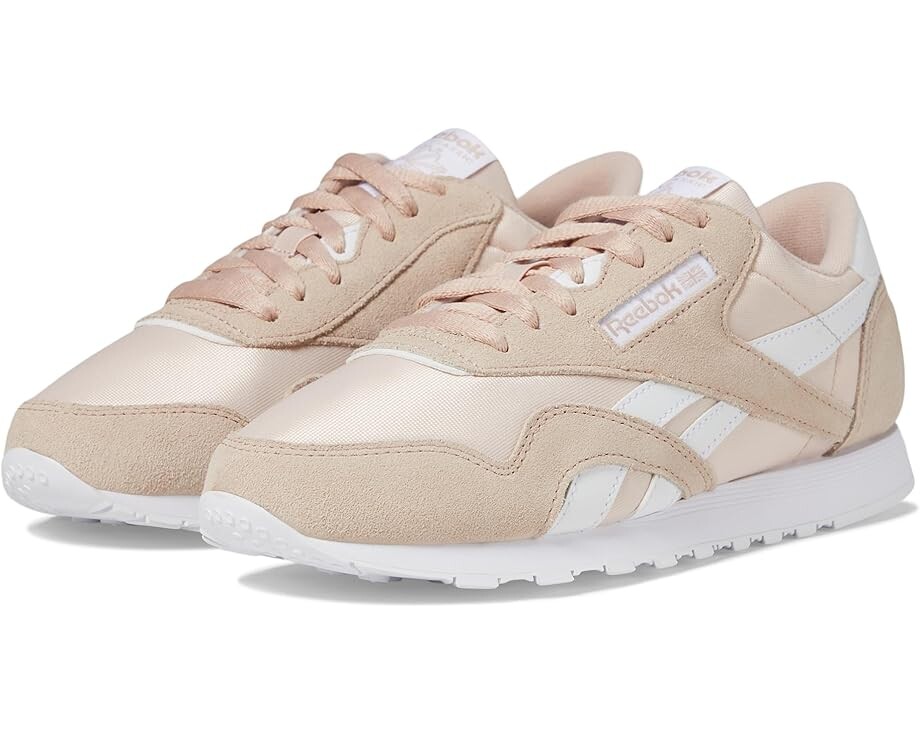 

Кроссовки Reebok Classic Nylon, цвет Pink Stucco/White/White