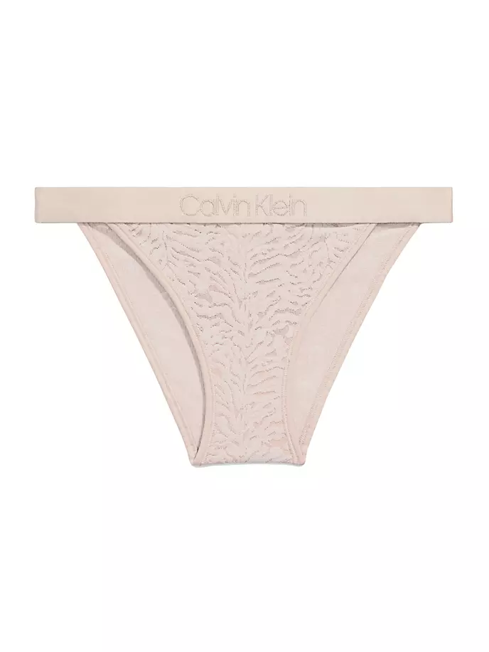 

Кружевные трусы Intrinsic Tanga Calvin Klein, цвет cedar
