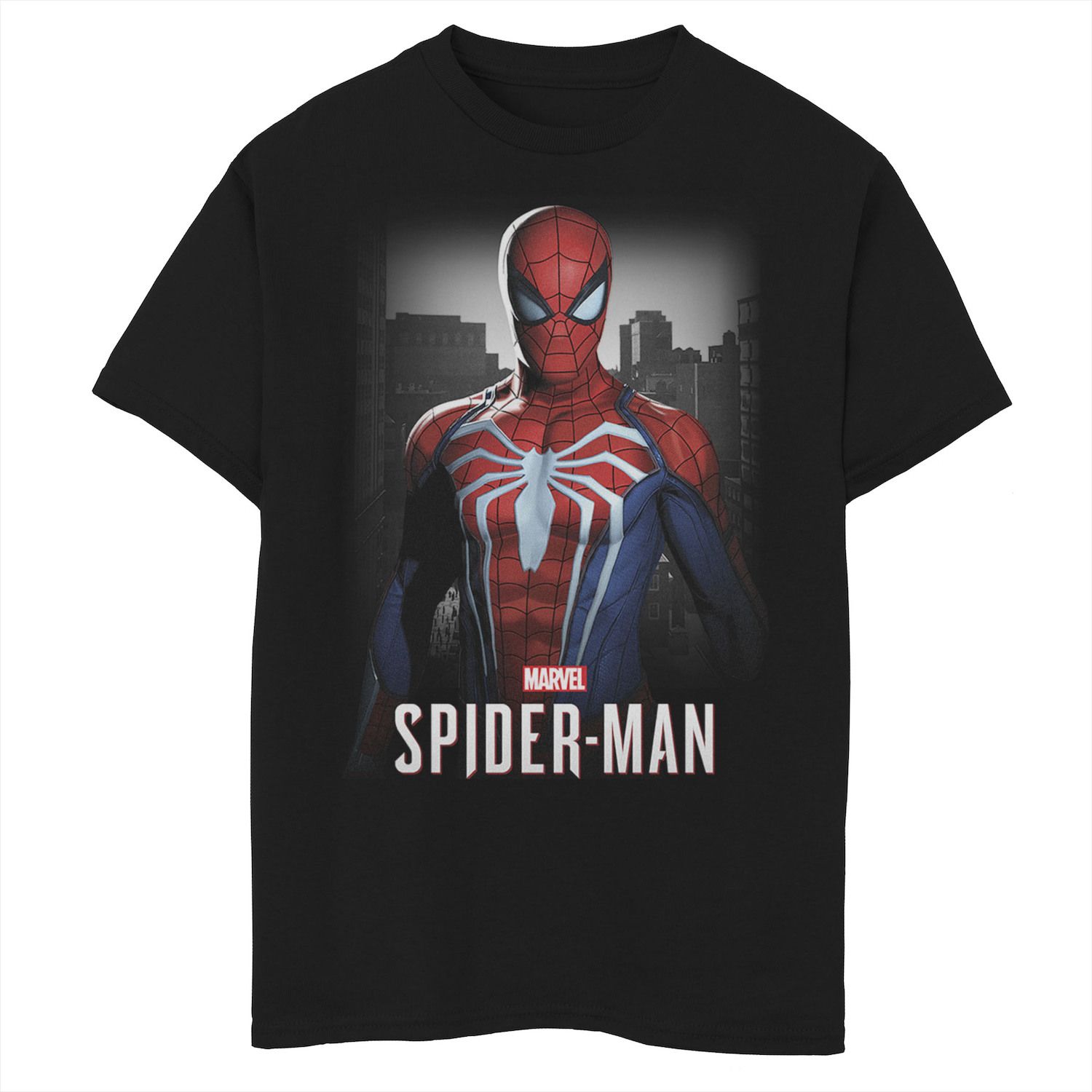 Футболка с рисунком «Человек-паук Marvel Future Fight» для мальчиков 8–20 лет Marvel футболка с рисунком комиксов человек паук marvel для мальчиков 8–20 лет marvel