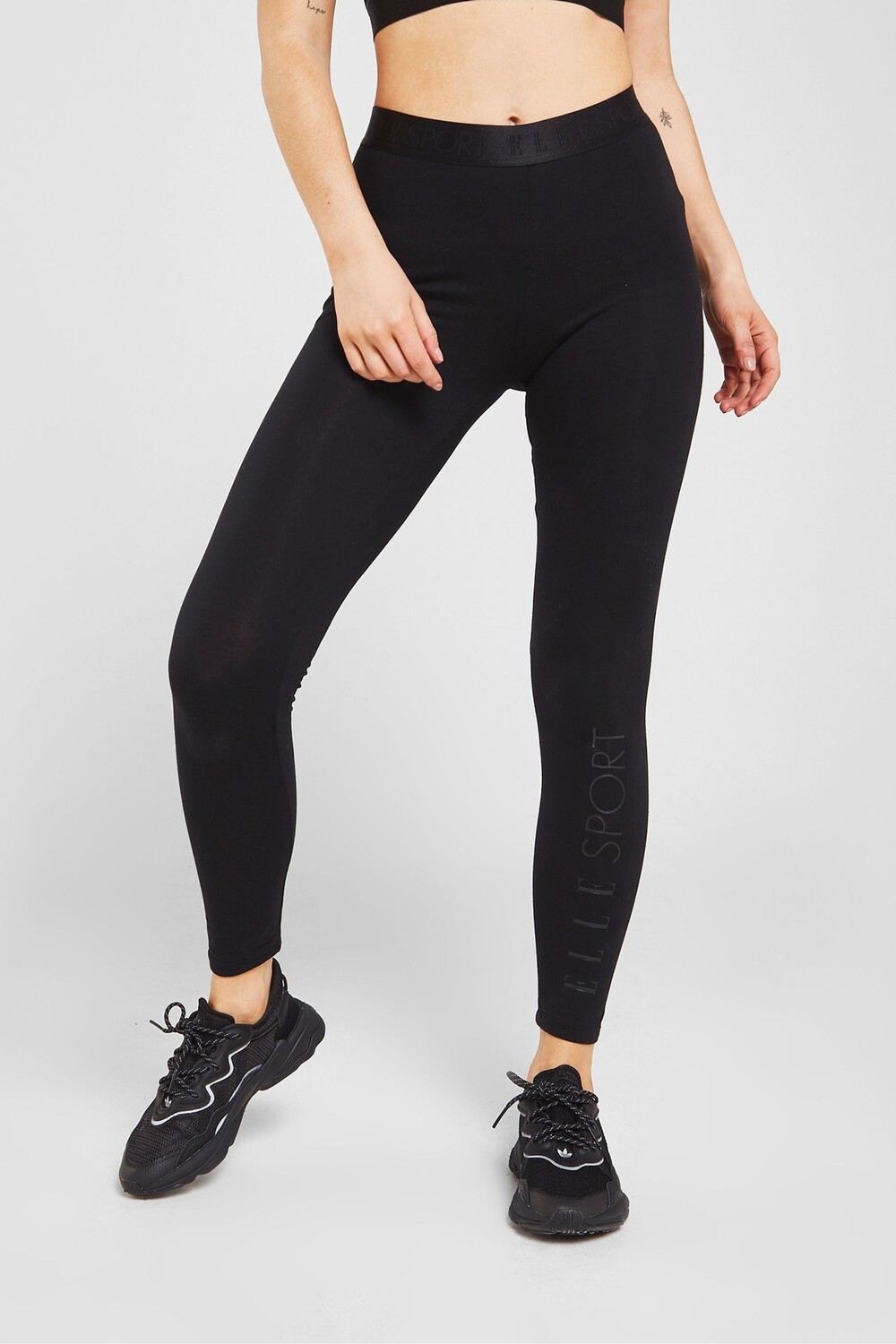 

ELLE Sport черные хлопковые леггинсы Elle, черный