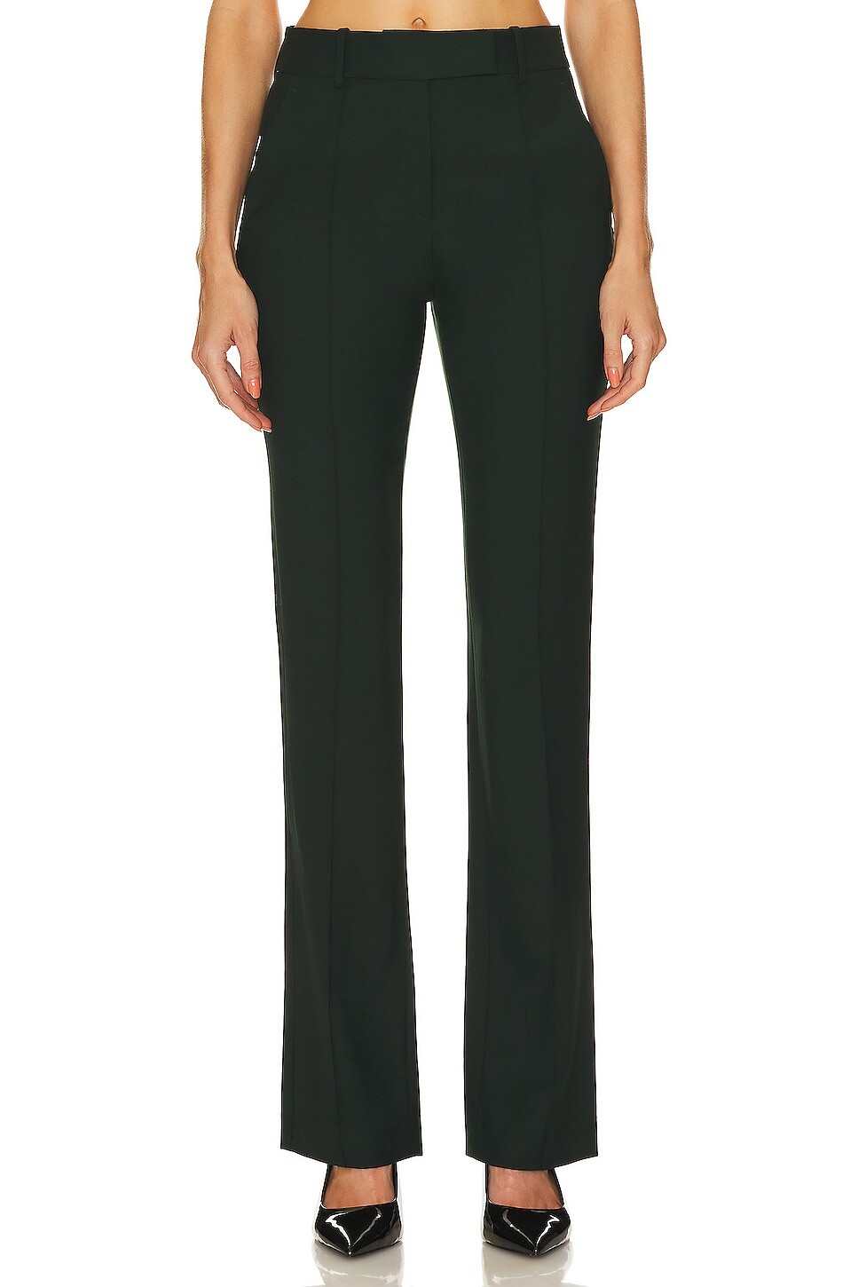 

Брюки Helmut Lang Cigarette, цвет Evergreen