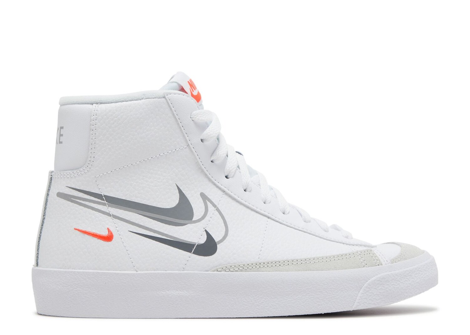 Кроссовки Nike Blazer Mid '77 Se Gs 'Multi-Swoosh', белый кроссовки nike blazer mid 77 se split white black белый