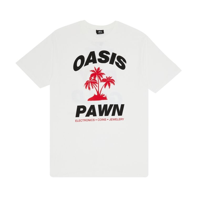 

Футболка Stussy Oasis Pawn 'White', белый