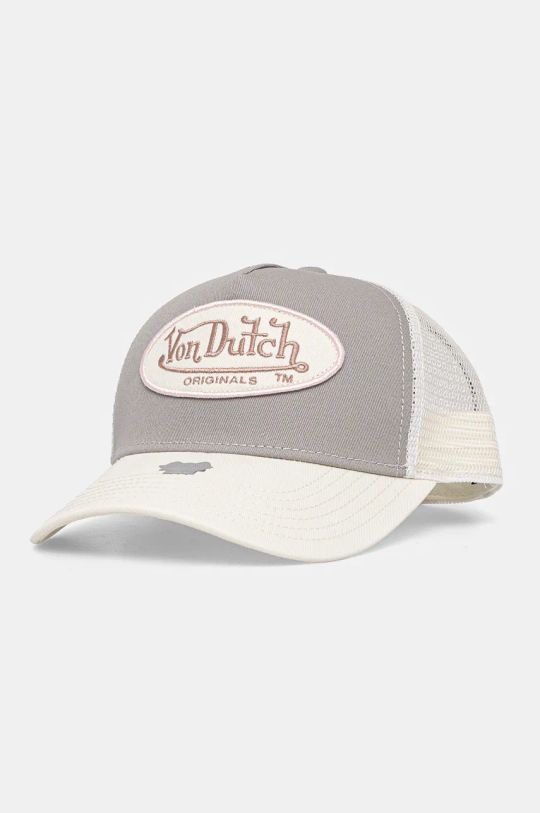 

Бейсбольная кепка TRUCKER BOSTON Von Dutch, бежевый